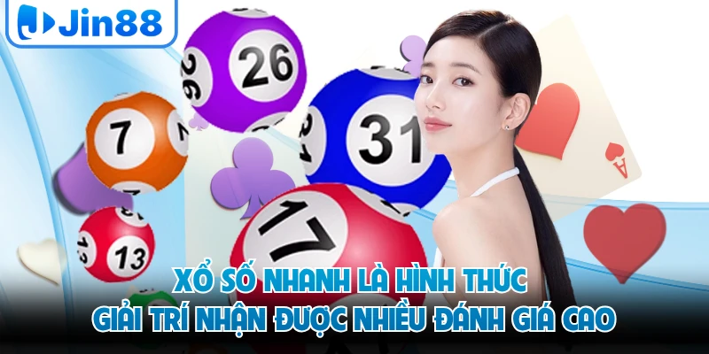 Xổ số nhanh là hình thức giải trí nhận được nhiều đánh giá cao